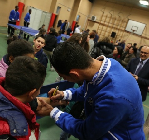 Il calcio per il sociale, il Latina incontra gli anziani della città
