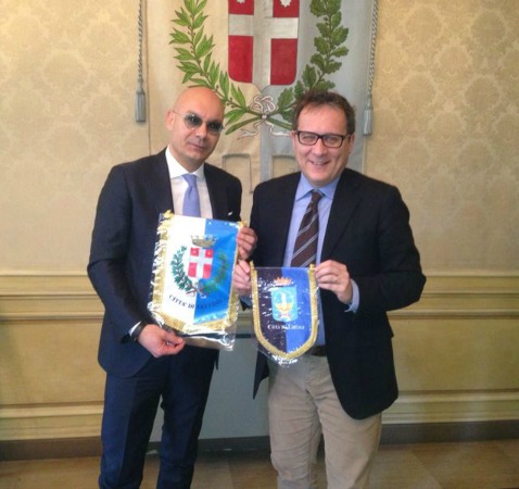 Latina e Treviso siglano il patto di amicizia: Di Giorgi incontra Manildo
