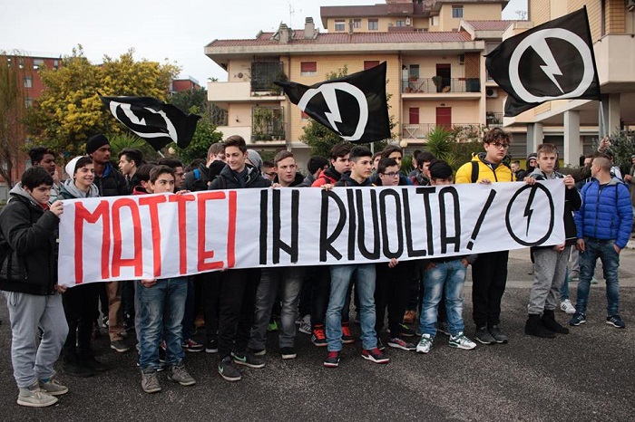 Aprilia, nuovo sit in del Blocco Studentesco all’IPSIA Mattei per il ripristino dei laboratori