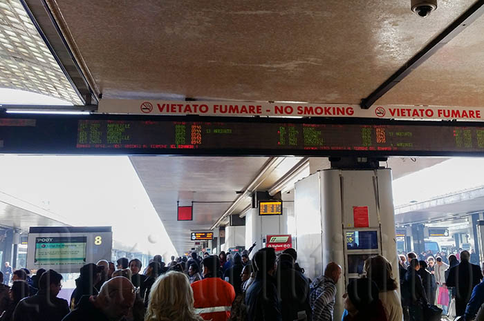 stazione termini ritardi
