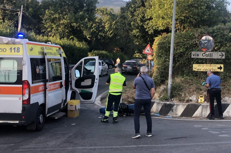 Tragico incidente in via Roccagorga a Sezze: morto giovane motociclista