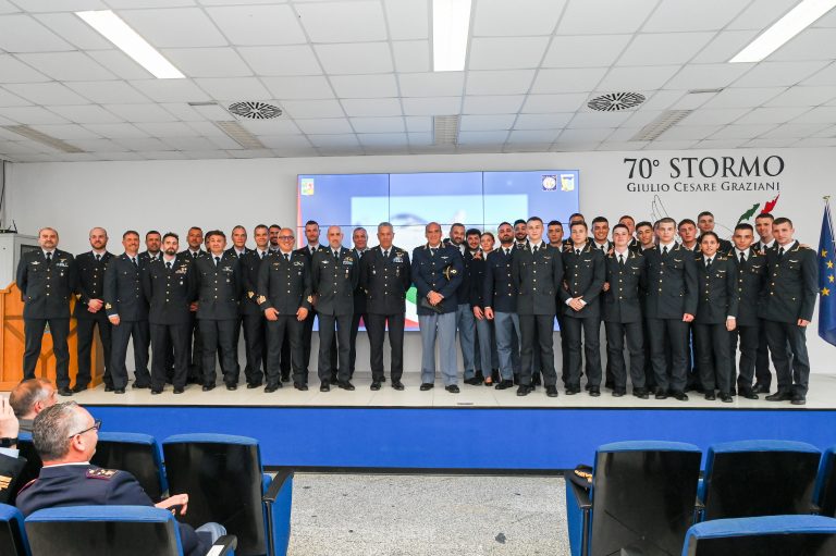 Al 70° Stormo di Latina la cerimonia di consegna delle Aquile di Pilota di Aeroplano
