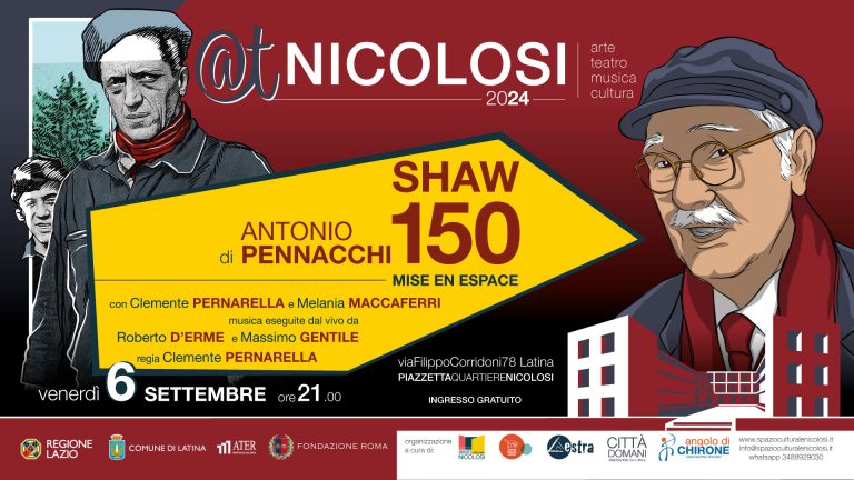 Mise en espace tratto dai racconti di Antonio Pennacchi: l’evento al Nicolosi venerdì 6 Settembre