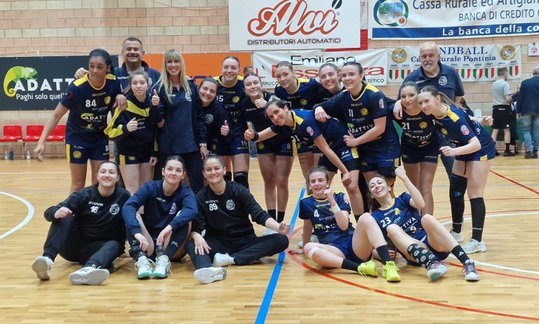 Pallamano Donne – Adattiva Pontinia ad un passo dalla finale Scudetto: domani la sfida con Salerno