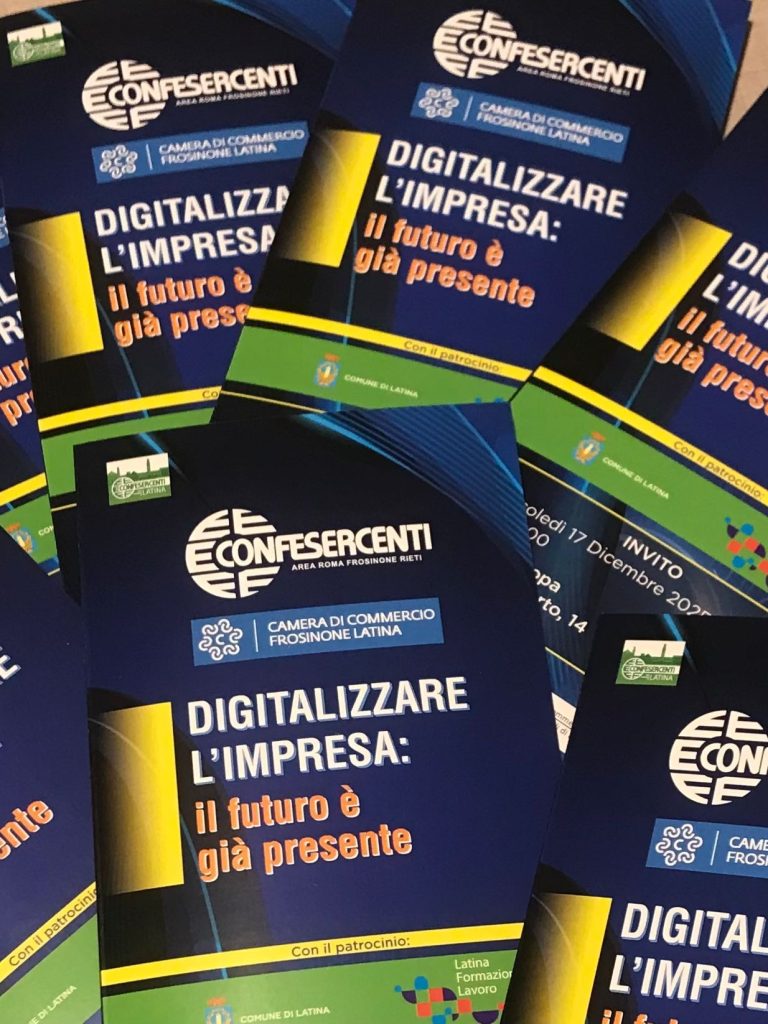 Digitalizzazione e imprese, a Latina il meeting di Confesercenti all’Hotel Europa