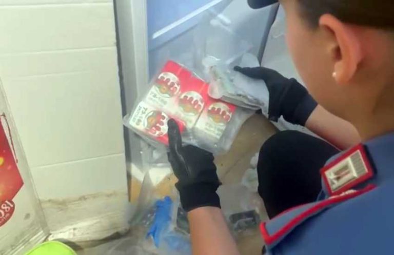 Latina, misura cautelare per 53enne: in cantina oltre un chilo e mezzo di hashish