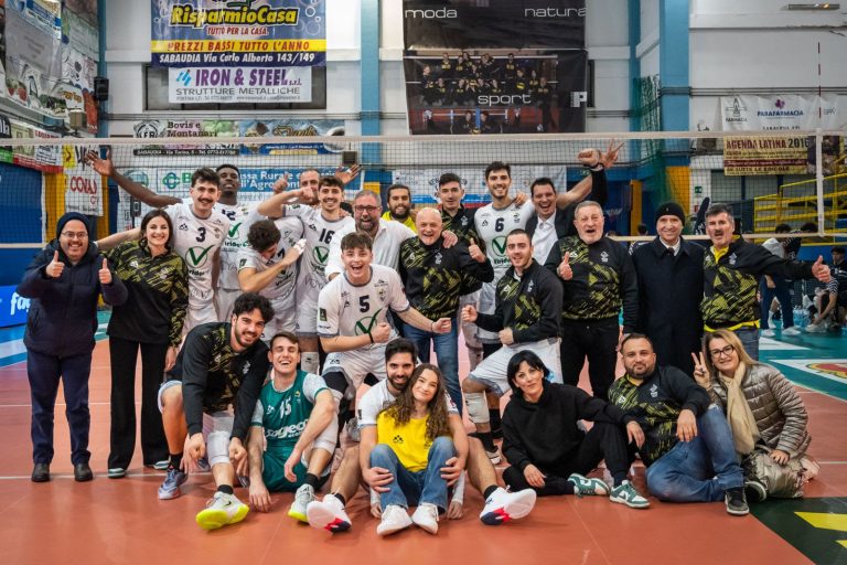 Pallavolo serie A3 maschile: il Viridex Sabaudia supera in quattro set l’Aurispa Dfv Lecce